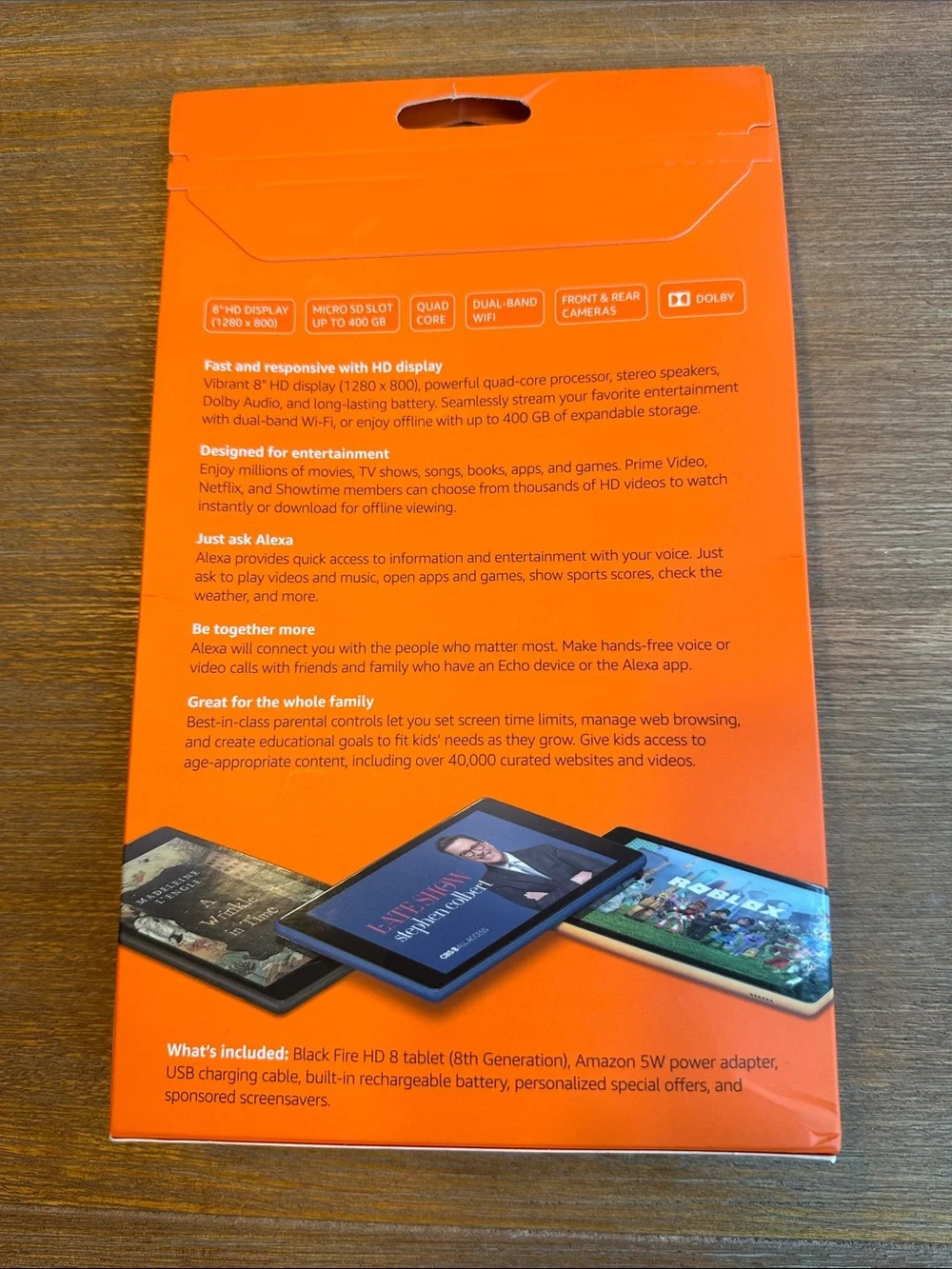 NEW SEALED Amazon Fire HD 8 7th Gen 16GB Tablet Alexa